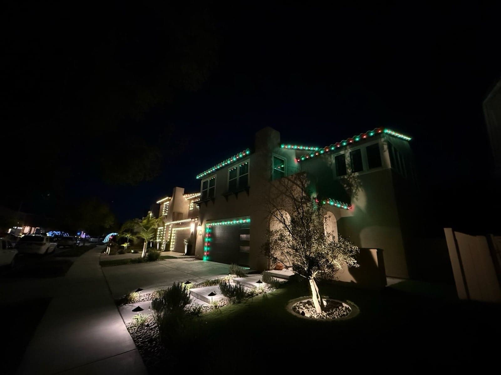 Festive Holiday Lighting in Santee image